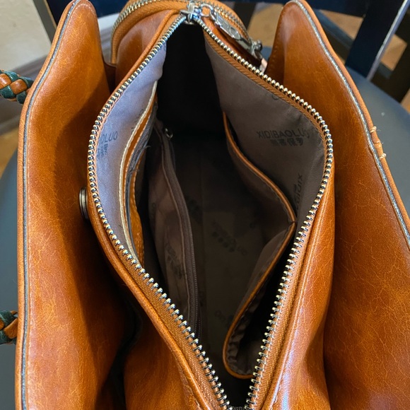 Xidibaoluo Faux Leather Purse color Brown Bag - Picture 4 of 9